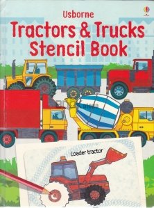 Tractors & Trucks. Stencil Book
